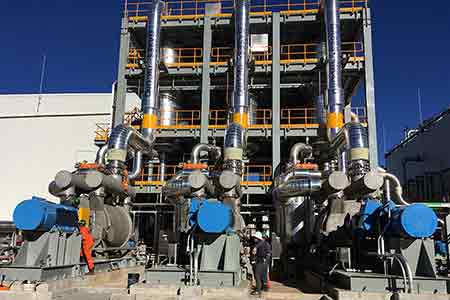 肯富来YABOCOM·（中国）官方网站机组在南美某地热发电厂使用现场